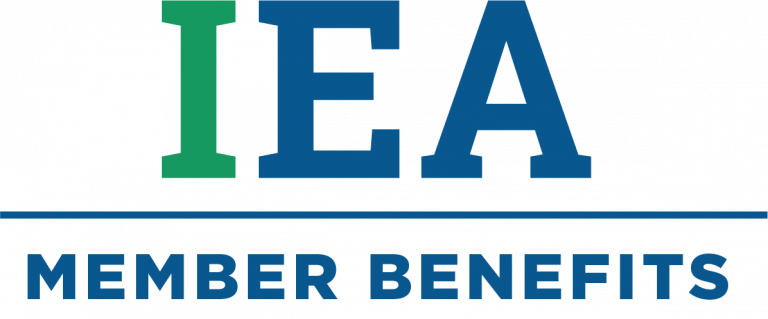 iea mb logo blue and green