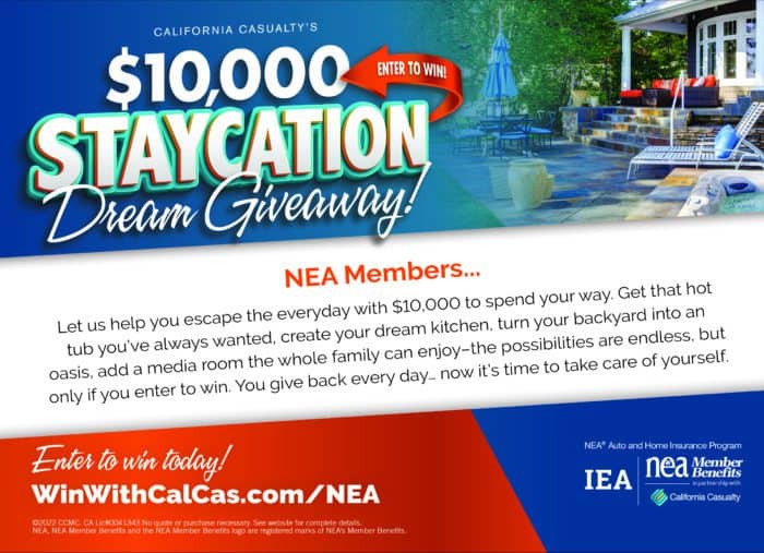 California Casualty’s $10,000 Staycation Dream Giveaway