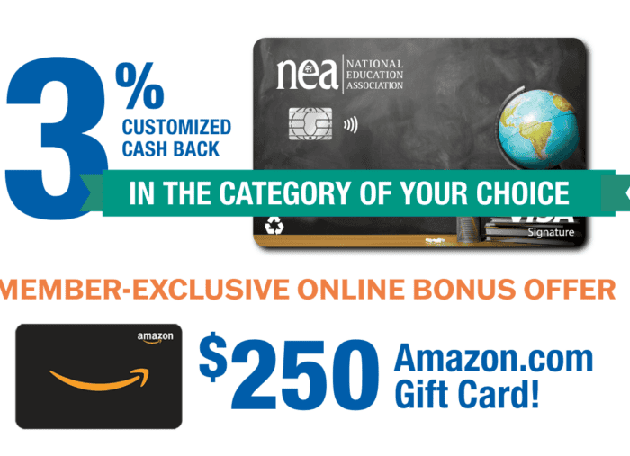 NEA® CUSTOMIZED CASH REWARDS CREDIT CARD